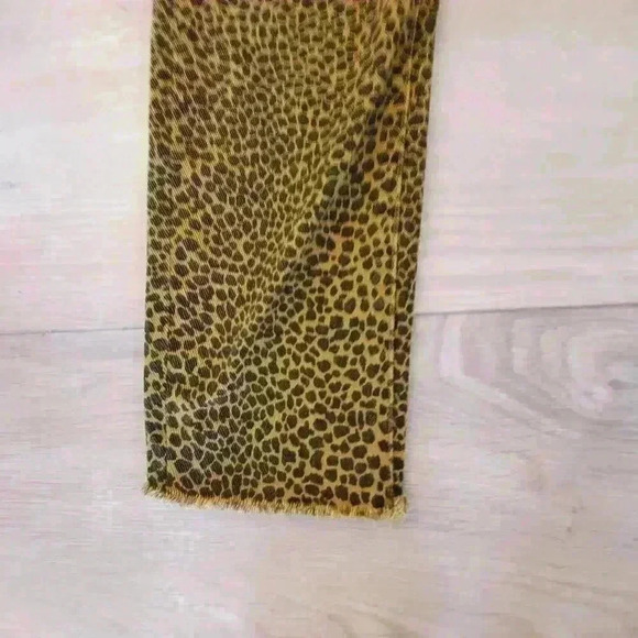 Current Elliott Stiletto Skinny Animal Print Jeans 27 Leopard Print - Picture 5 of 7